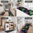 thumbnail image 5 of Purple Mushroom Star Black Pattern Kitchen Rugs Sets Of 3,Kitchen Runner Rugs Non Skid Washable,Decorative Kitchen Floor Mats for Kitchen,Sink,Laundry,17"x30"+ 17"x47" + 17"x59", 5 of 6