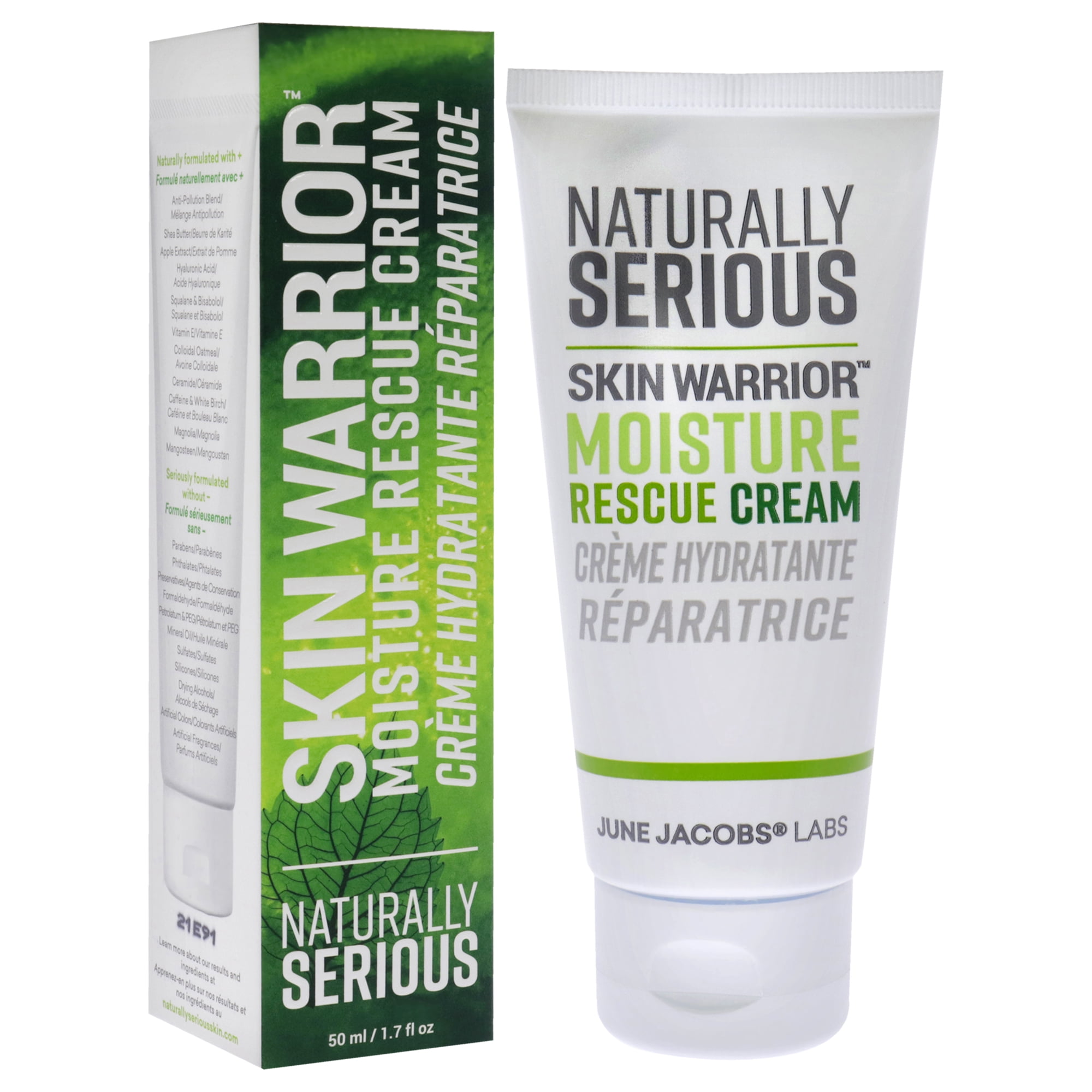 Naturally Serious Skin Warrior Moisture Rescue Cream , 1.7 oz Cream