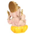 thumbnail image 5 of Estatua india de Ganesha, elefante, dios hindú, escultura de resina decorativa, elefante indio, adorno de Dios para el jardín del hogar, colorido, 5 of 5