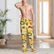 thumbnail image 2 of Fotbe Funny Construction Vehicles Pantalones de Pijama para Hombre, Pantalones de Dormir, Pantalones de Casa con Cintura Ajustable y Bolsillos-Medium, 2 of 6
