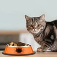 thumbnail image 7 of HOMEIORA 2 Pcs Non-Slip Stainless Steel Small Cat Food Bowls - Unbreakable, Thicken 7 Oz Cat Dishes, Removable Rubber Base, Easily Clean - Indoor, Purple, 7 of 7