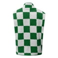 thumbnail image 5 of Cnbwig Womens Jackets Casual Coats Loose Square Checkered Zipper Cardigan Vest Warm Sleeveless Retro Coat Thick Winter Wear Coat Trendy Streetwear Outerwear A-Green S, 5 of 5