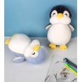 thumbnail image 3 of Pingüino peluche animal juguete suave cómodo muñeca regalo para niños, 30cm, azul Afortunado Sencillez, 3 of 4