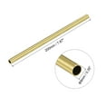 thumbnail image 2 of Uxcell Brass Tubing Seamless Straight Pipe Tube 9mm x 1mm x 200mm, 2 of 5