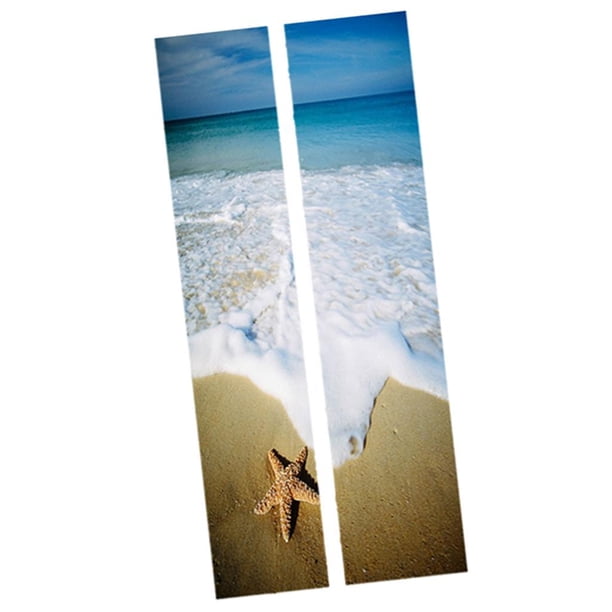 Calcomanías adhesivas para de pared de puerta 3D, Mural, paisaje , autoadhesivo hogar Gloria Etiquetas engomadas de la puerta de DIY 3D