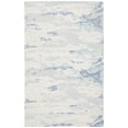 thumbnail image 2 of SAFAVIEH Abstract Seachlann Abstract Wool Area Rug, Ivory/Blue, 5' x 8', 2 of 11