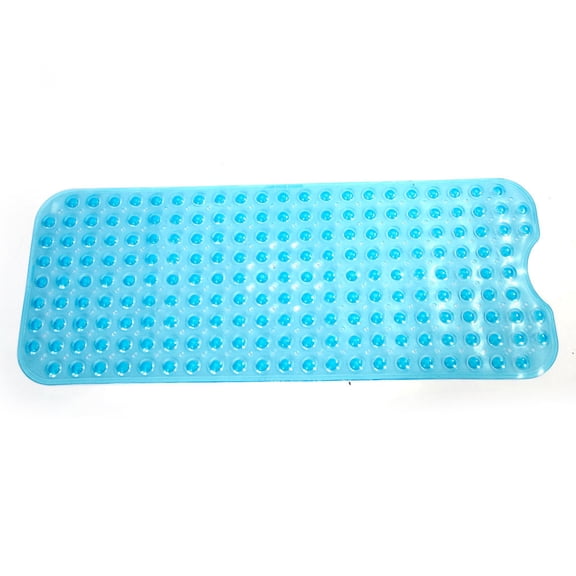 Bath Mat for Bathroom, Blue Bathroom Bathtub Non-slip Bath Mat 99*39cm PKWQ794BL