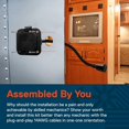 thumbnail image 4 of Toma de corriente resistente al agua con brida, 15A, para exteriores ONLINE LED STORE, 4 of 7
