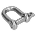 D Ring Anchor Shackle 304 Stainless Steel Screw Pin Chain Connector ...