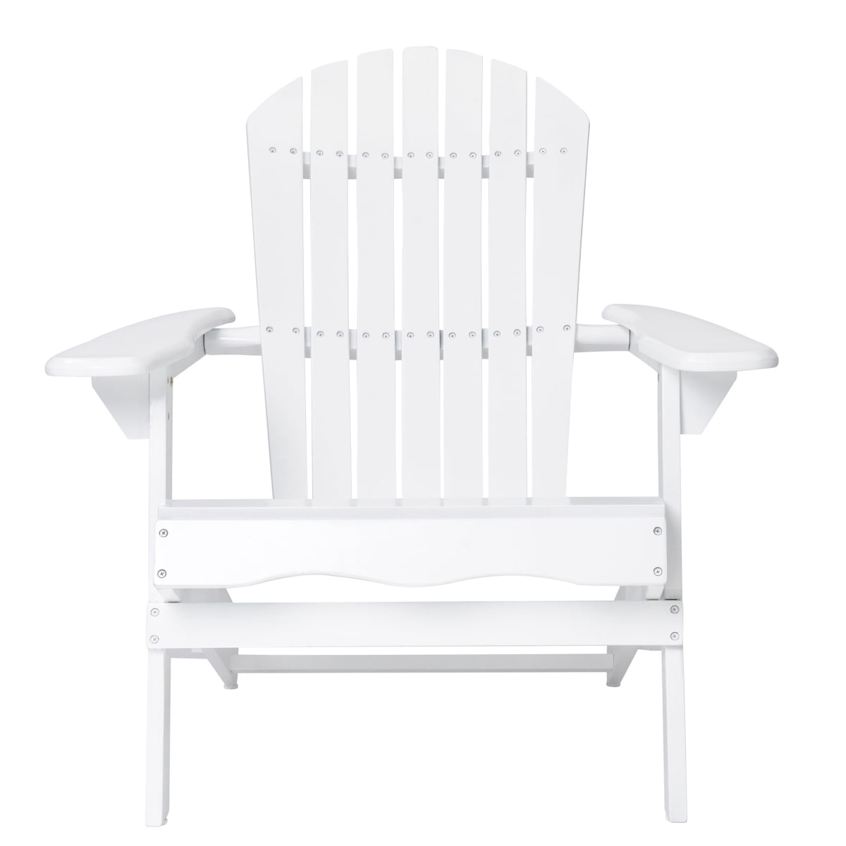 ZHICHUN  Malibu Rustic Acacia Wood Folding Adirondack Chair Weather Resistant Outdoor Slatted Lounge Chair for Patio Garden and Backyard