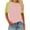 Pink, variant on Lmnyox Women's Casual T Shirt Color Block Dropped Shoulder Crew Neck Short Sleeve Pullover Tee Summer Trendy Shirt