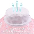 thumbnail image 4 of Chapeau de Soleil pour Fille Tout-Petit Chapeau de Plage Respirant Chapeau à Sangle de Menton Réglable 50+UPF, 4 of 7