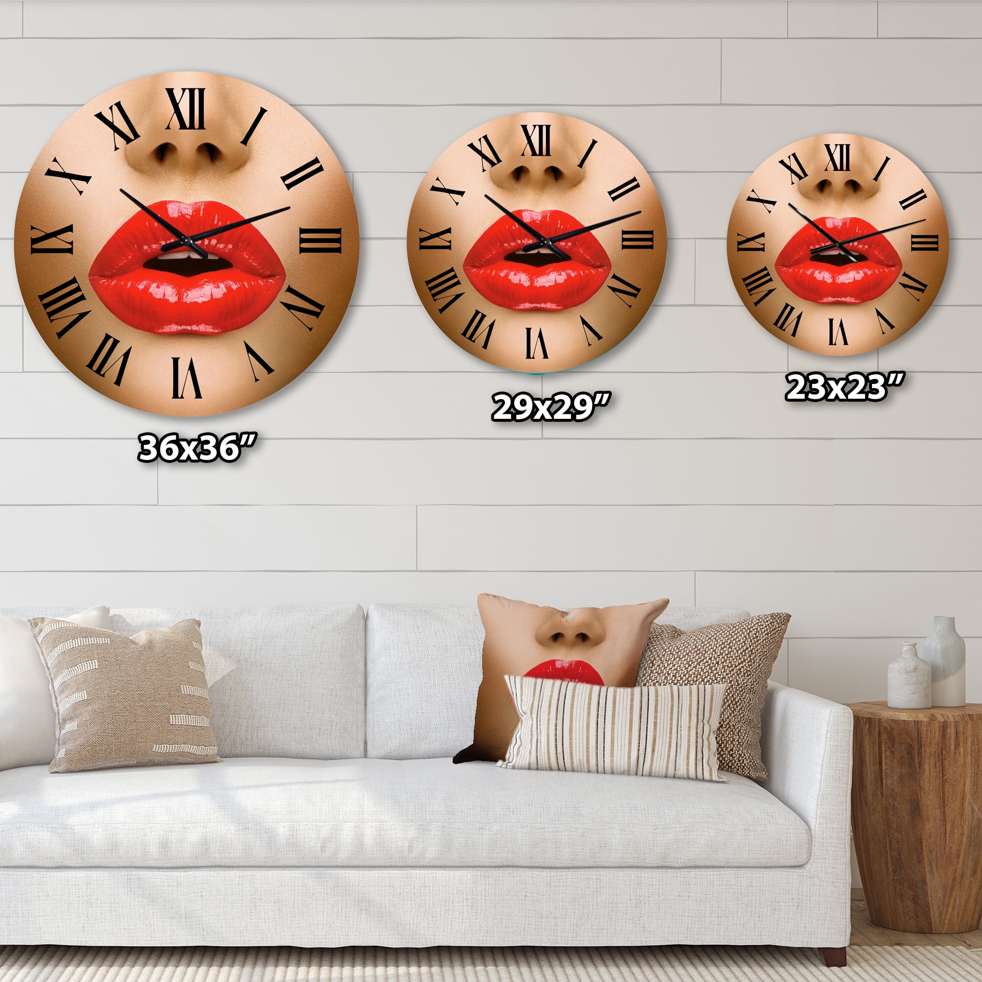 Designart 1 in Quartz Modern/Contemporary Wall Clock