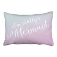 thumbnail image 1 of RYLABLUE Im Really A Mermaid Pillowcase Cover 20x30 inch, 1 of 1