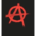 thumbnail image 2 of Anrachy Red Logo Adult Black Long Sleeve Hoodie-3XL, 2 of 6