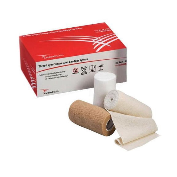 Cardinal Health Three-layer Compression Bandage System Part No. Cahmlcb3 (1/box)