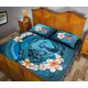 thumbnail image 4 of Juego de cama edredón Niue - Tatuaje animal Plumeria azul, 4 of 5
