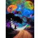 thumbnail image 1 of Cuadros Decorativos 5D DIY diamante pintura cielo estrellado chica completo redondo taladro imagen Kit pared mosaico DQrwqpou Nuevos Originales, 1 of 8