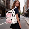 thumbnail image 3 of Jeiento Ice Cream Axolotl Kids School Backpack for Girls 6-12, 17 Inch Water-Resistant Polyester Multi-Pocket Daypack, Large Capacity for Back to School, Travel & Outdoor Hiking, 3 of 7