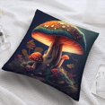 thumbnail image 4 of Fairytale Mushroom Velvet Throw Pillow Covers Sofa Pillowcase Car Square Throw Pillowcases Home Decoration 18x18Inch White 0 LTT6666, 4 of 6