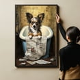 thumbnail image 4 of Chihuahua Dog Bathroom Decor - Funny Bathroom Decor Wall Art, Dog Bathroom Wall Art and Animal Canvas, Dog Bathroom Canvas, 4 of 4