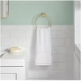 thumbnail image 5 of Glacier Bay Oswell 4-Piece Bath Hardware Set with 24 in. Towel Bar, TP Holder, Towel Ring and Robe Hook in Matte Gold, 5 of 7