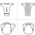 thumbnail image 3 of Wancir Cotton Reusable Baby Training Pants Unisex Potty Toddler Underpants Kids Waterproof Breathable Underwear, 3 of 6