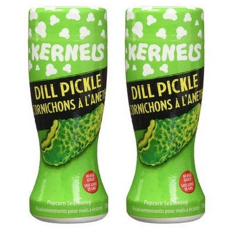 Kernels Dill Pickle Popcorn Seasoning, 110g (2 Pack) (Imported from Canada)
