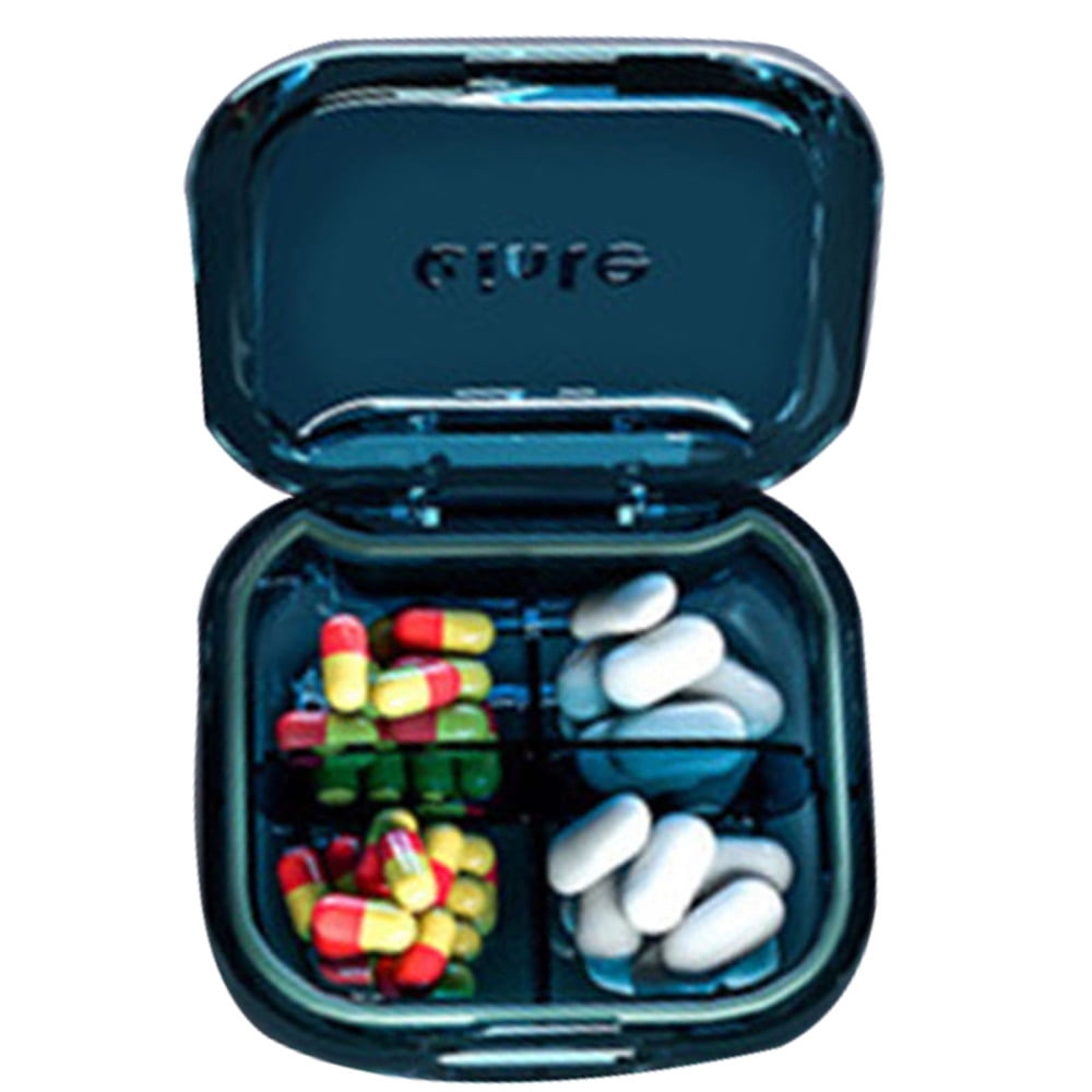 Travel Pill Organizer Small Medicine Organizer For Travel For Pocket