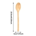 thumbnail image 3 of Wooden Spoon Fork Kitchen Cooking Utensil Tools Soup Teaspoon Tableware, 3 of 7