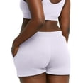 thumbnail image 3 of Hanes Originals Women's Sweat Shorts with Pockets, 2" Urban Lilac XS, 3 of 5