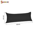 thumbnail image 3 of Spencer Solid Pillowcase, Body Pillow, Gray, 3 of 7