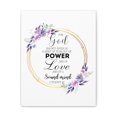 thumbnail image 2 of Scripture Walls 2 Timothy 1:7 Power Bible Verse Canvas Christian Wall Art Ready to Hang Unframed, 2 of 13