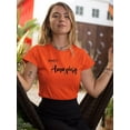 thumbnail image 2 of Make It Amazing Crystals T-Shirt Women -Image by Shutterstock, Female 5X-Large, 2 of 4