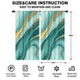 thumbnail image 2 of Blackout Kids Curtains,Teal Gold Marble Childrens Insulated Curtains Set Of 2,Bedroom Essentials,Toddler Room Decor 42x84in(106x213cm), 2 of 4