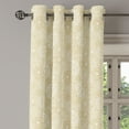 thumbnail image 2 of Ambesonne Ivory Grommet Curtain, Science Molecule Motif, 50" x 84", Cream White, 2 of 6