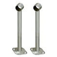 thumbnail image 2 of 2x Soporte de tubo de armario Sunnimix Acero inoxidable 25mm 250mm, 2 of 8
