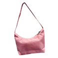 thumbnail image 2 of Bolso de hombro para mujer, bolso de mano de nailon, bolso de hombro de viaje con cierre de cremallera para mujer Rosado rojo, 2 of 9