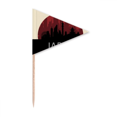 thumbnail image 1 of Architecture Contour Point de Repère Cure-Dents Japonais Triangle Toppers de Cupcake Drapeau, 1 of 3