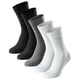 thumbnail image 1 of SCHIESSER Calcetines para hombre, paquete de 5 - «Bluebird», mezcla de algodón, lisos/estampados Negro/Gris/Blanco 39-42, 1 of 4
