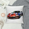 thumbnail image 2 of BCIIG Corvette Graphic Decorative Throw Pillow Cover for Home Couch Living Room Bed Sofa, Printed on Both Sides, High-Quality, 1PC 24x24in, 2 of 5