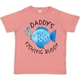 thumbnail image 3 of Inktastic Daddy's Fishing Buddy with Cute Blue Fish Boys or Girls Toddler T-Shirt, 3 of 5