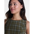 thumbnail image 4 of No Boundaries Fit and Flare Plaid Mini Dress, Women’s XXS-XXL, 4 of 5