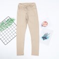 thumbnail image 3 of Gibobby Pantalon yoga mujer Yoga Stretch Running Leggings Cintura Pantalones Pantalones Mujeres Solid Fitness High Yoga Pantalones(Caqui,M), 3 of 5
