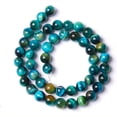 thumbnail image 4 of Natural Blue Tiger Eye Stone Beads Round Loose Beads for Jewelry Making DIY Bracelet Necklace Accessories, 4 of 10