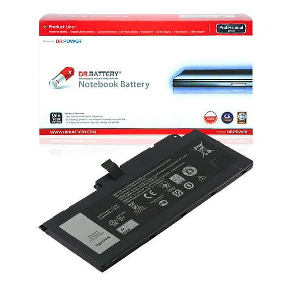 DR. BATTERY - Replacement for Dell Inspiron 7737 / 7737 CN77304 / 7746 / N7437 / N7537 / N7737 / N7746 / M5545D-1828L / M5545D-1828S / 451-BBEO / 62VNH / F7HVR / G4YJM / T2T3J / Y1FGD