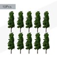 thumbnail image 2 of Mosiee 10Pcs 11Cm Model Trees Garden Outdoor Park Train Railway Architectural Scenery Landscape Diy Sand Table Build Toys Model, 2 of 9