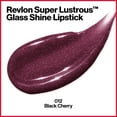 thumbnail image 3 of Revlon Super Lustrous Glass Shine Lipstick, Moisturizing Lipstick with Aloe, 012 Black Cherry, 0.15 oz, 3 of 7