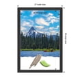 thumbnail image 5 of Corvino Black Narrow Wood Picture Frame, Photo Frame, Art Frame, 5 of 10