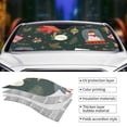thumbnail image 5 of XMXT Car Sun Shade Windshield, Christmas Snowflake Globe Print Sunshade for Car Windshield Sun Shades for Car SUV Truck, m, 5 of 9